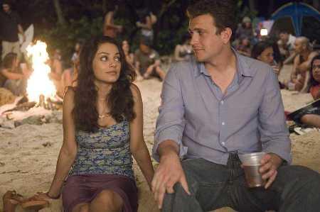 Mila Kunis in Jason Segel raziskujeta ljubezen v filmu Pozabljanje Sarah Marshall