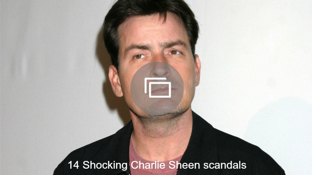 charlie sheen škandály slideshow