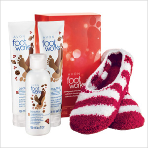 Avon's Foot Works Granatæble -chokoladesamling