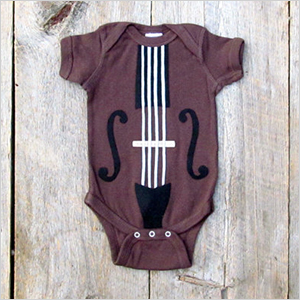 Wishing elephant baby violin body suit | Sheknows.com