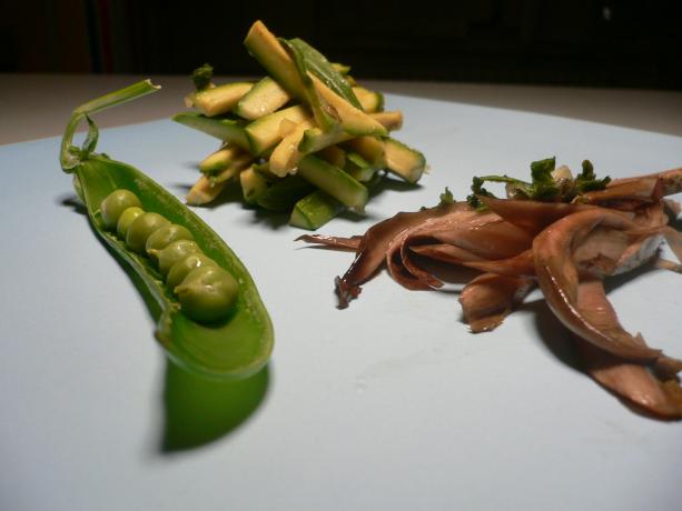 gedünstetes Gemüse in der Spülmaschine