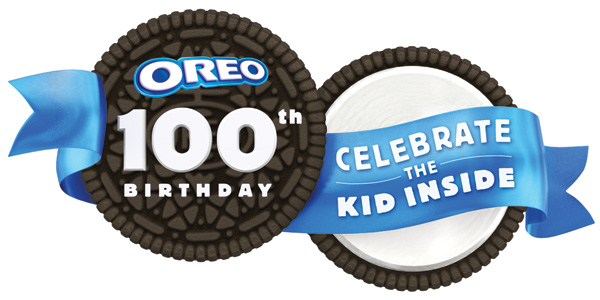 Oreo 100. dzimšanas dienas logotips