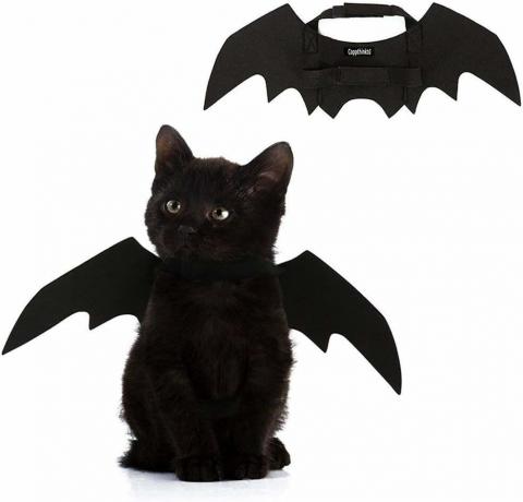 Coppthinktu Halloween Pet Bat Wings macska kutya denevér jelmez