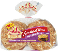 Arnold Select Wheat Sandwich Thins