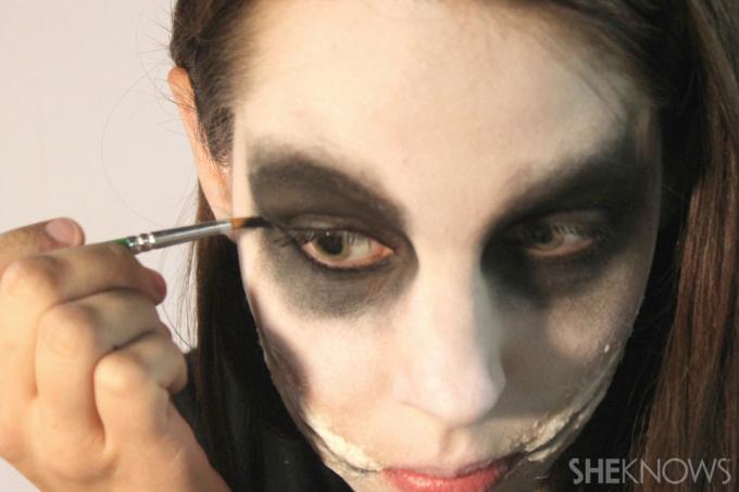 Freaky femme Joker μακιγιάζ: Βήμα 7