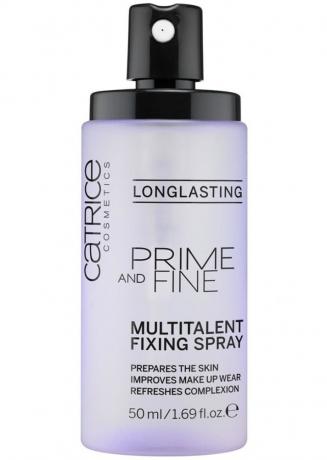 Najlepsze spraye do makijażu dla skóry nie tłustej | Catrice Prime & Fine Multitalent utrwalający spray
