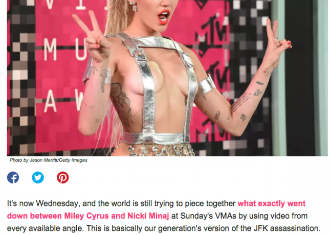 Nylon Miley Cyrus Artikel
