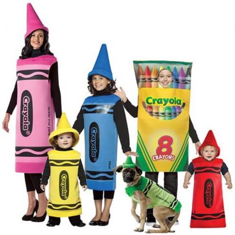 Šeimos pieštukų kostiumai
