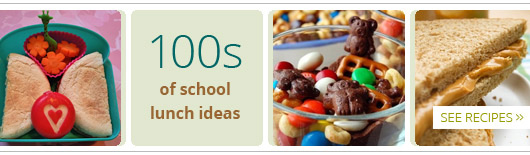 Honderden ideeën voor schoollunches