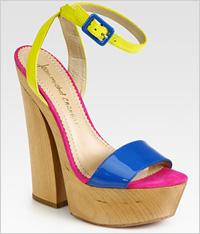 Colorblock sandale