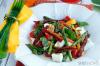 Salad musim panas mozzarella, paprika & asparagus – SheKnows