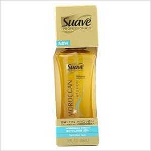 見てみましょう：Suave Moroccan Infusion Styling Oil（walgreens.com、$ 5）