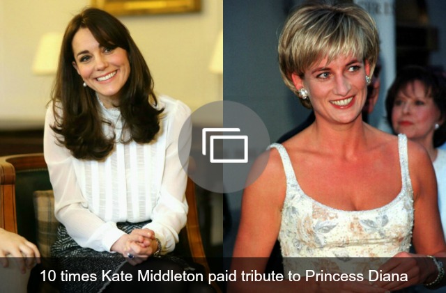 Kate Middleton, prinsessan Diana