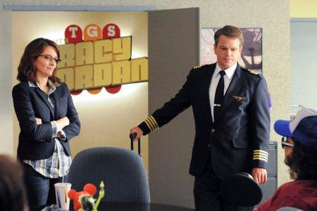 Tina Fey und Matt Damon bei 30 Rock