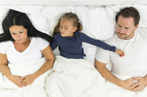 Familienzusammenschlaf