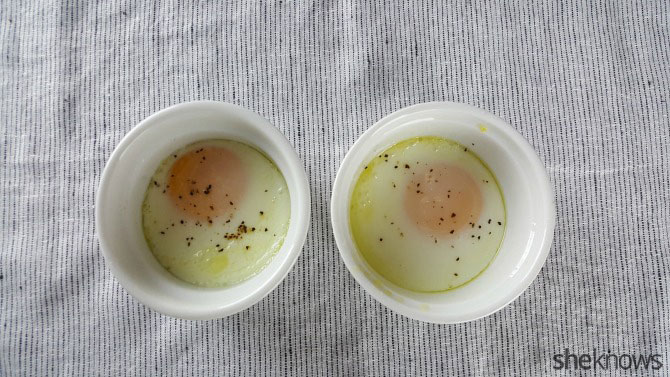 Поширана јаја са спорим шпоретом 