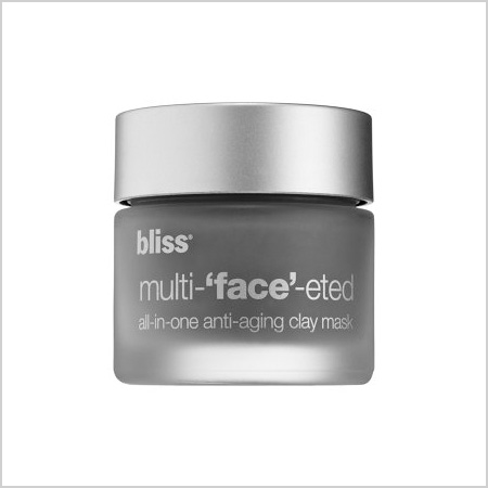 Bliss Multi-'Face 'eted All-in-One pretnovecošanās māla maska