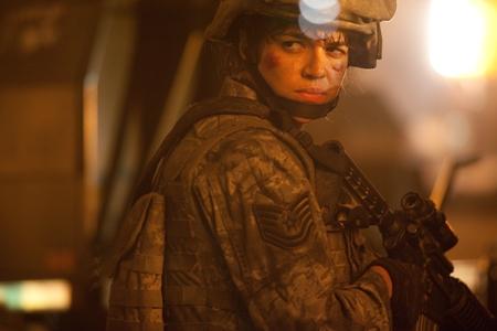 Michelle Rodriguez in Battle: Los Angeles