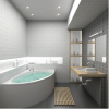 Minimalistinio vonios kambario dizaino idėjos - „SheKnows“