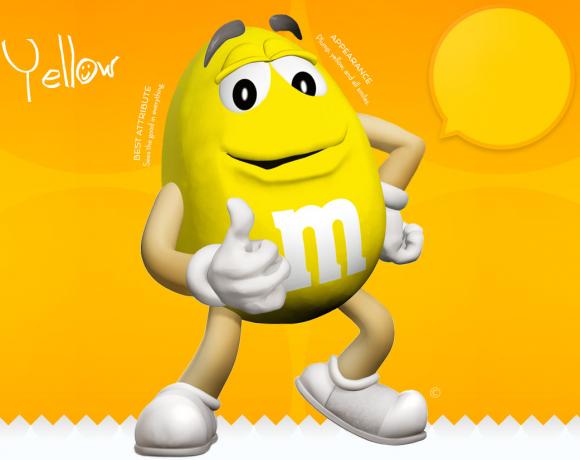M&M kuning