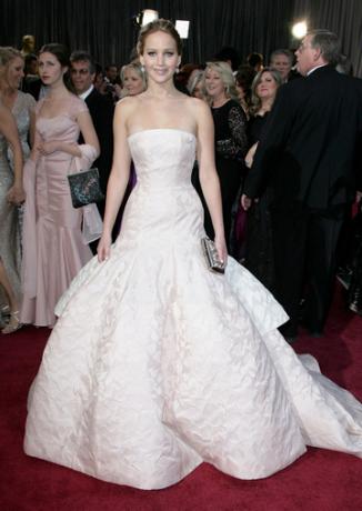 Jennifer Lawrences Oscarsdräkt 2013