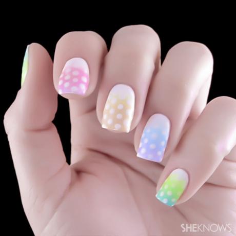 Elegantní velikonoční vajíčko nail art