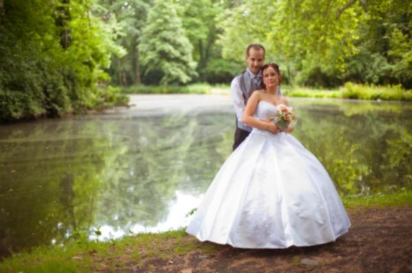 Mariage au bord du lac