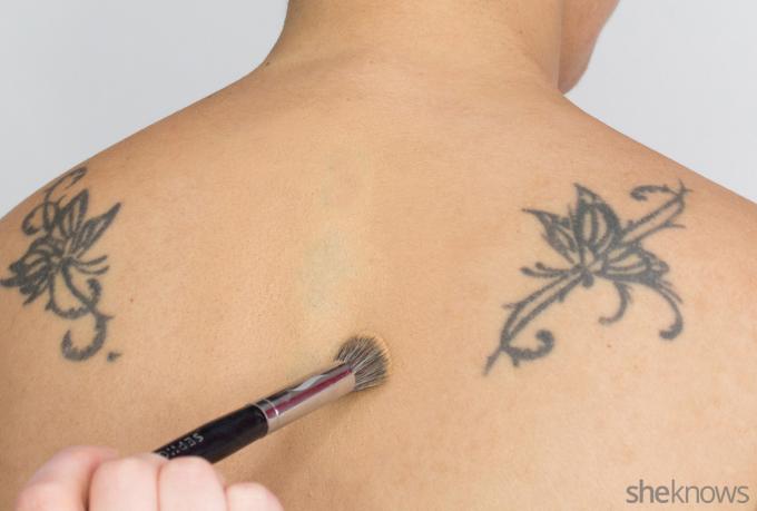 DIY Tattoo cover up Krok 5: