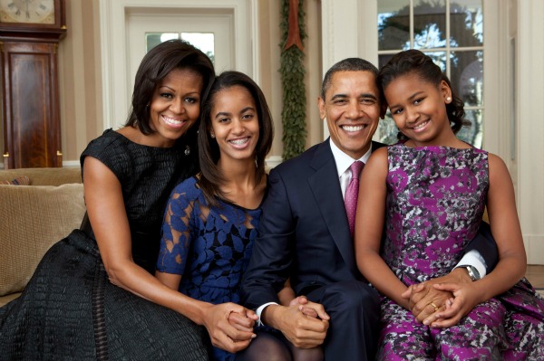 Obama familieportret
