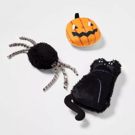 הייד & EEK! סט צעצועי בוטיק דלעת עכביש חתול