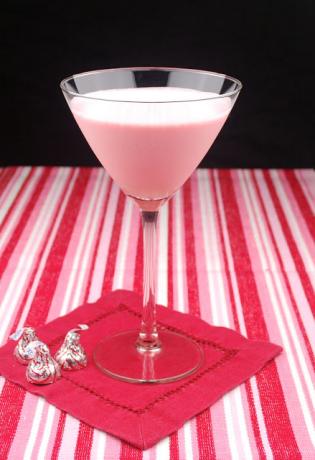 martini z różowej czekolady