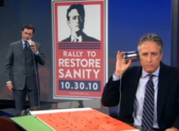 Jon Stewart The Daily Show Rally-aankondiging