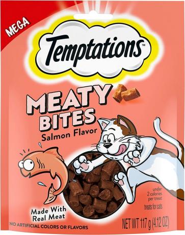 Temptations Meaty Bites Salmon Treats.