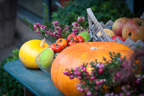 Erntedankfest im Herbst