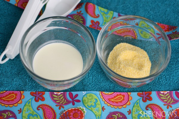 DIY Cornmeal and Buttermilk Facial Scrub