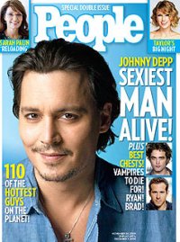 Johnny Depp, People Magasines mest sexede mand i live