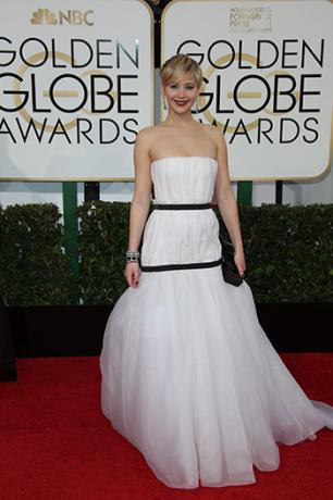 Jennifer Lawrence bei den Golden Globes 2014