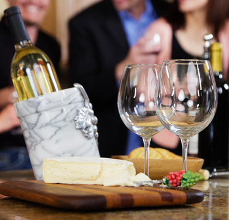 Wijn en kaas feest