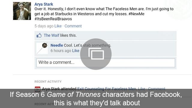 Game of Thrones FB säsong 6 bildspel