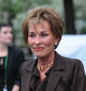 Judy bíró egy Vanity Fair bulin 2012 -ben.