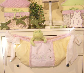 Brandee Danielle Froggy Lavender Toy Bag