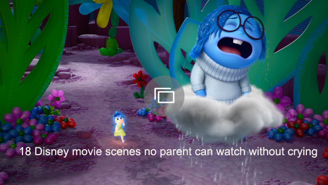 18 Disneyjevih filmskih prizorov, ki jih noben starš ne more gledati brez joka