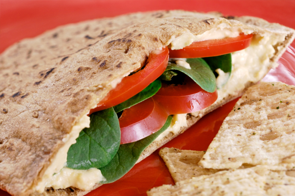 buzunar pita de hummus