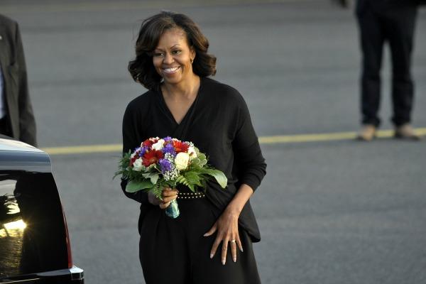 michelleobamaschwarzes Kleid