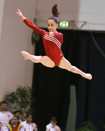 Джордин Вибер - олимпийская гимнастка