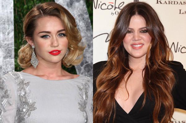 Miley Cyrus ja Khloe Kardashian puhuvat pentuja