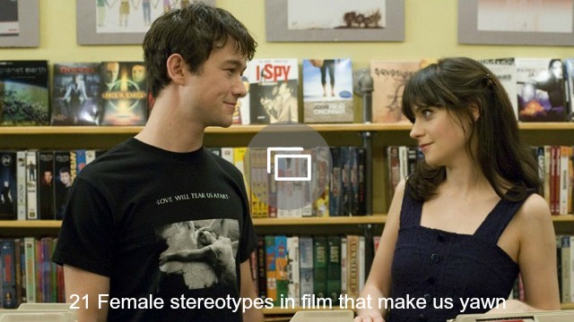 diapositivas de películas de estereotipos femeninos