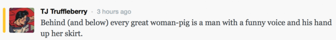 Феміністські коментарі Miss Piggy