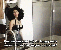 Nicki Minaj lačna