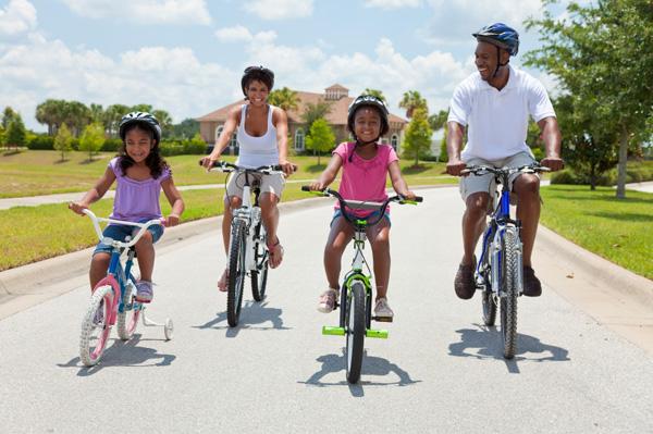 ครอบครัวบนจักรยาน